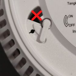 Connecting Smoke Alarms - value range off position