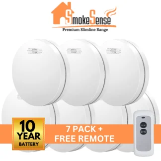 Photoelectric Interconnected Smoke Alarms 7 pack